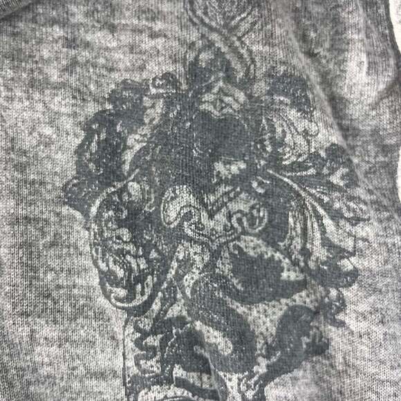 Pepe Jeans Mens 3XL Logo Long Sleeve T-Shirt Grey Y2K Rock - Picture 2 of 11